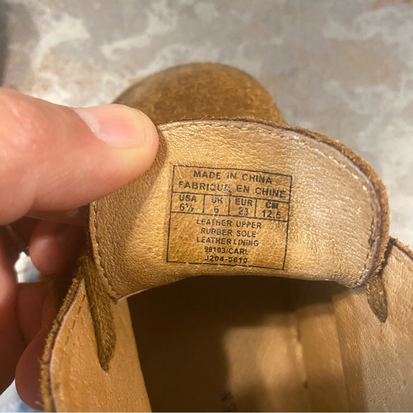 Ralph Lauren boots Carl Kids 6.5 Leather Suede Brown Booties boys girls shoes - Picture 3 of 7